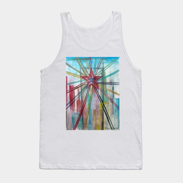 New York Star Tank Top by diegomanuel